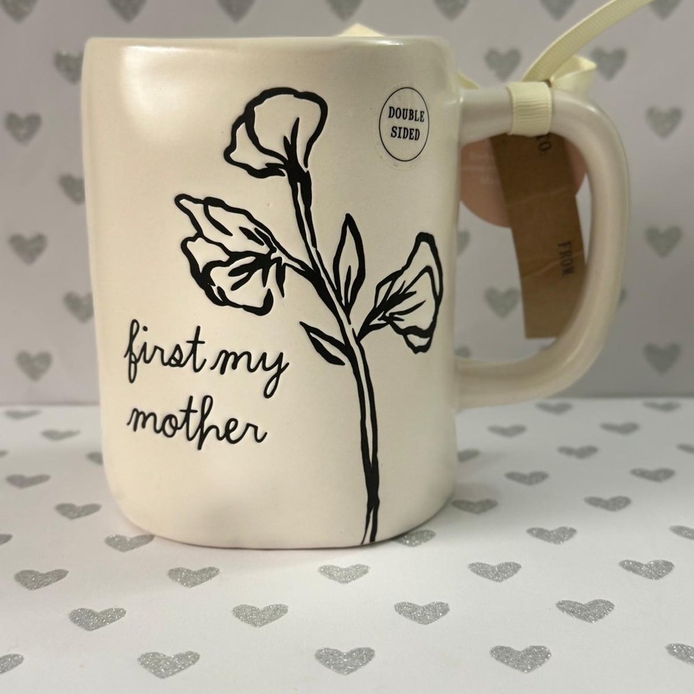 Floral Cream Mug - First My Mother
